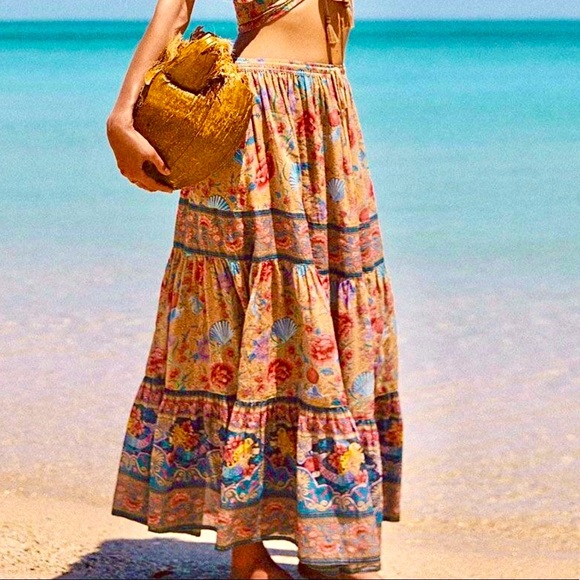 Spell Dresses & Skirts - 🌺🎉HP🎉🌺 NWOT Spell/The Gypsy Seashell Maxi Skirt